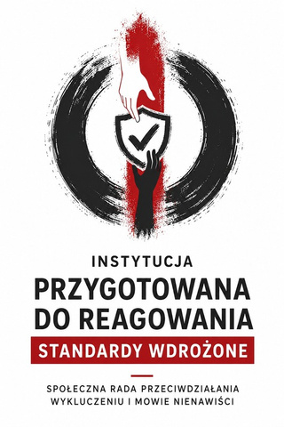 Instytucja przygotowana do reagowania - Standardy wdrożone. Społeczna Rada Przeciwdziałania Wykluczeniu i Mowie Nienawiści
